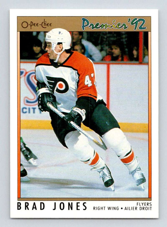 1991-92 OPC Premier #115 Brad Jones  Philadelphia Flyers  Image 1