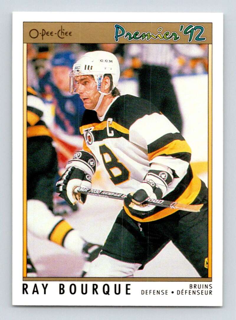 1991-92 OPC Premier #119 Ray Bourque  Boston Bruins  Image 1