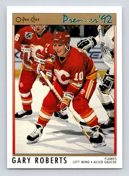 1991-92 OPC Premier #126 Gary Roberts  Calgary Flames  Image 1