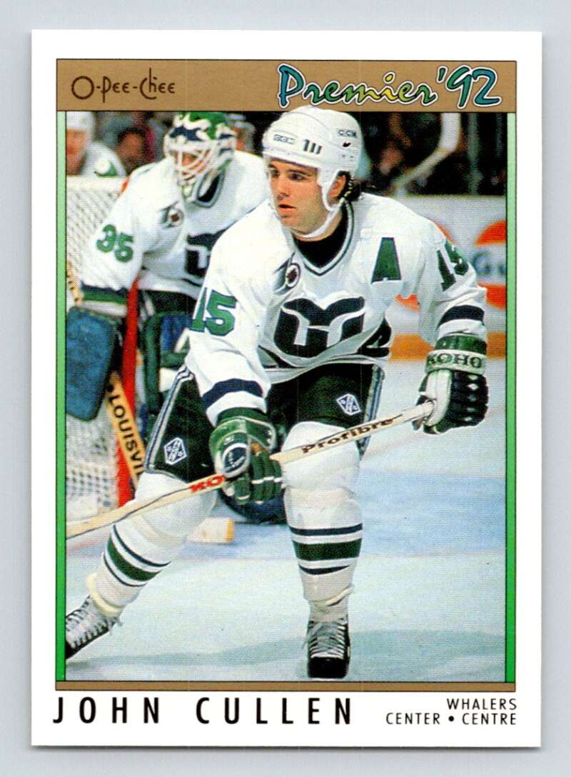 1991-92 OPC Premier #127 John Cullen  Hartford Whalers  Image 1