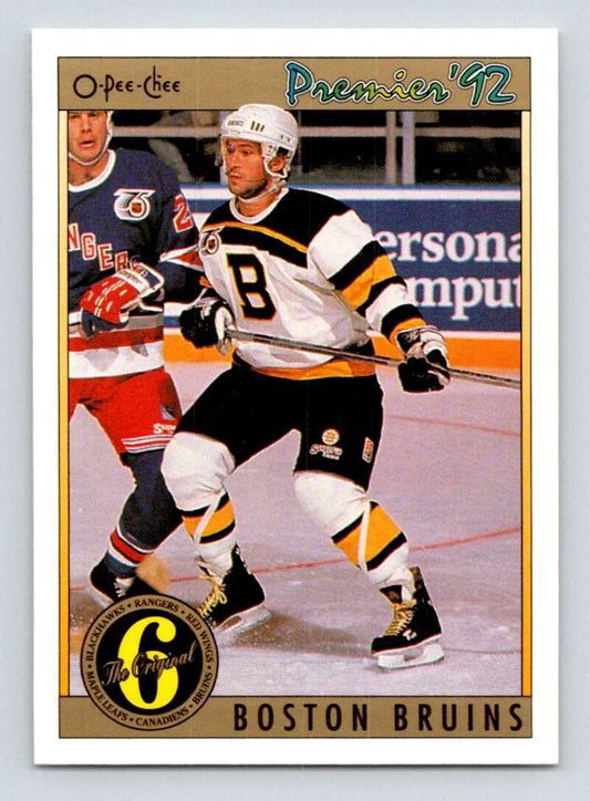 1991-92 OPC Premier #148 Bob Carpenter  Boston Bruins  Image 1