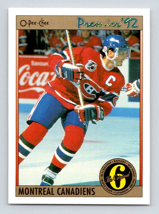 1991-92 OPC Premier #152 Guy Carbonneau  Montreal Canadiens  Image 1