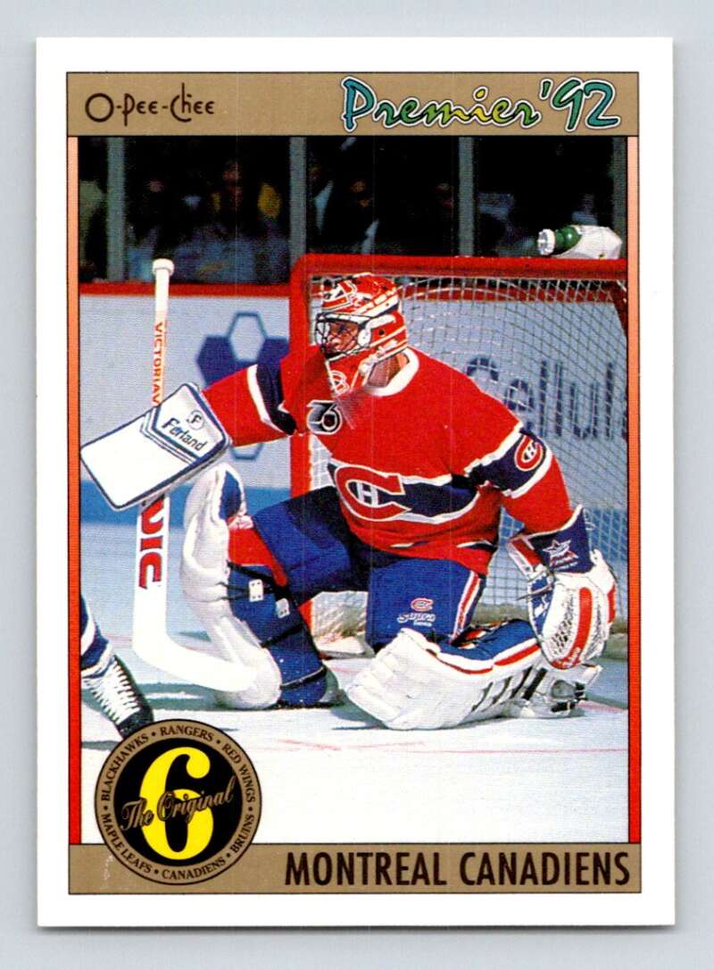 1991-92 OPC Premier #170 Patrick Roy  Montreal Canadiens  Image 1