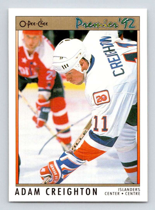 1991-92 OPC Premier #171 Adam Creighton  New York Islanders  Image 1