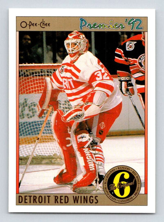 1991-92 OPC Premier #175 Tim Cheveldae  Detroit Red Wings  Image 1
