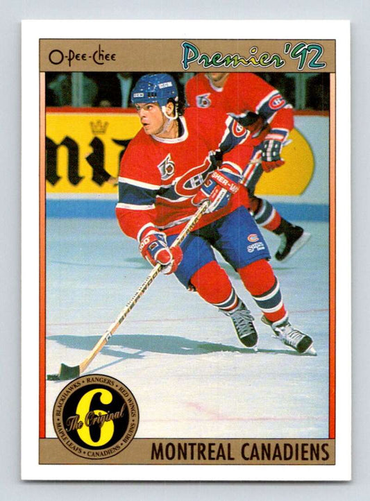 1991-92 OPC Premier #194 Russ Courtnall  Montreal Canadiens  Image 1