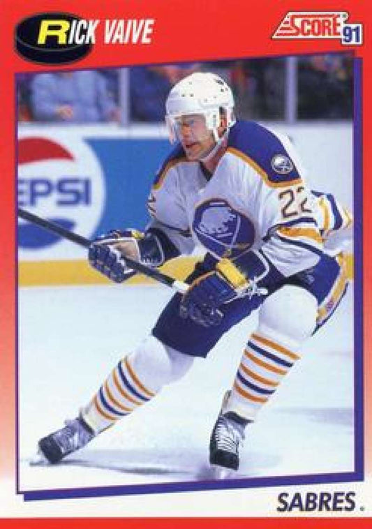 1991-92 Score Canadian Bilingual #26 Rick Vaive  Buffalo Sabres  Image 1