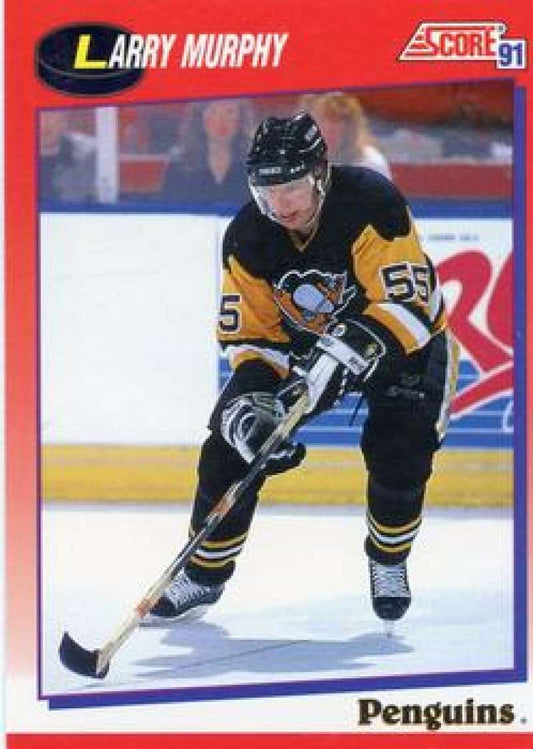 1991-92 Score Canadian Bilingual #31 Larry Murphy  Pittsburgh Penguins  Image 1