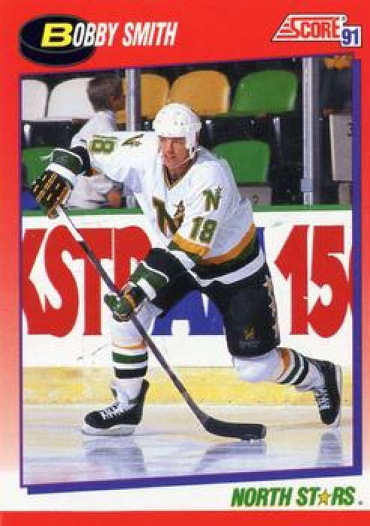 1991-92 Score Canadian Bilingual #32 Bobby Smith  Minnesota North Stars  Image 1