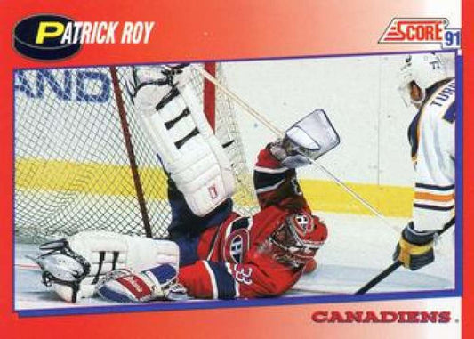 1991-92 Score Canadian Bilingual #75 Patrick Roy  Montreal Canadiens  Image 1