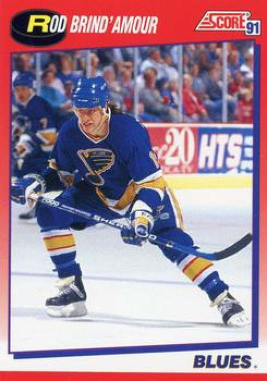 1991-92 Score Canadian Bilingual #85 Rod Brind'Amour  St. Louis Blues  Image 1