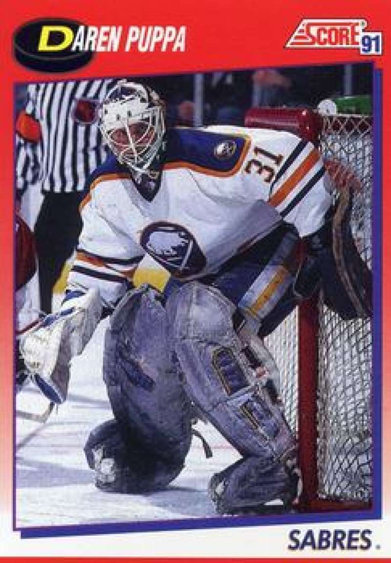 1991-92 Score Canadian Bilingual #106 Daren Puppa  Buffalo Sabres  Image 1