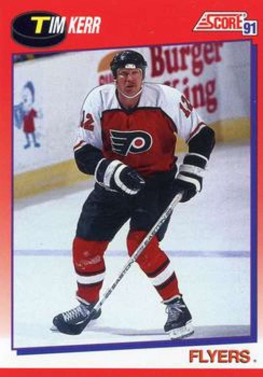1991-92 Score Canadian Bilingual #108 Tim Kerr  Philadelphia Flyers  Image 1