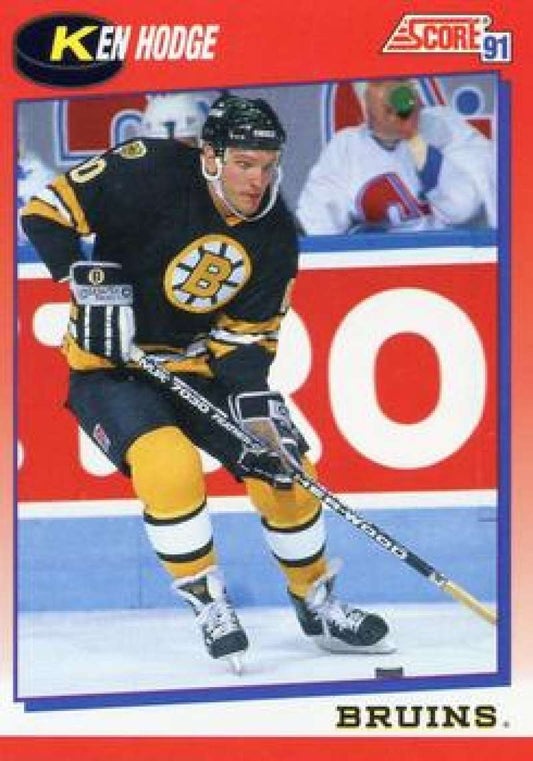 1991-92 Score Canadian Bilingual #113 Ken Hodge Jr.  Boston Bruins  Image 1