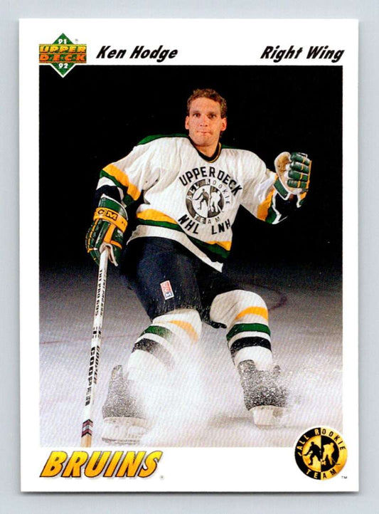 1991-92 Upper Deck #41 Ken Hodge Jr. ART  Boston Bruins  Image 1