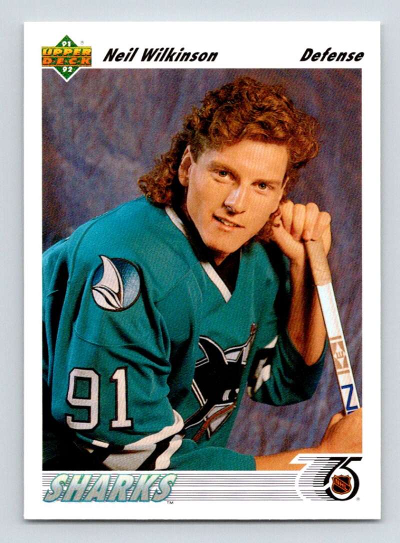 1991-92 Upper Deck #55 Neil Wilkinson   Image 1
