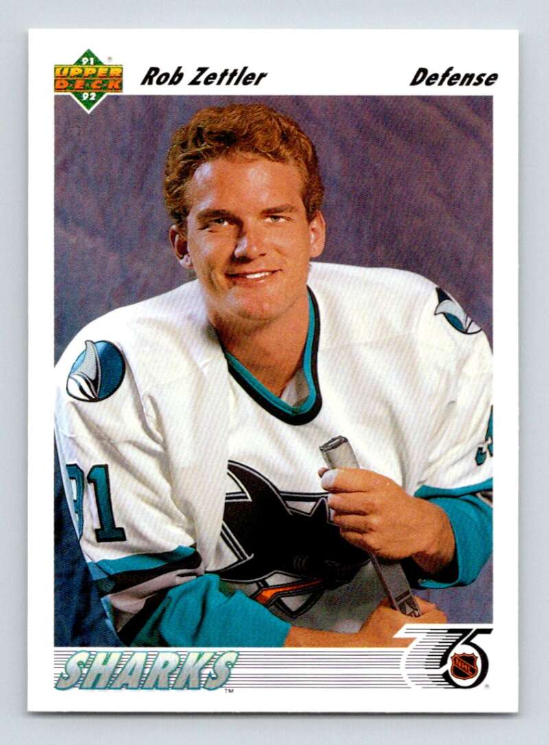 1991-92 Upper Deck #61 Rob Zettler   Image 1