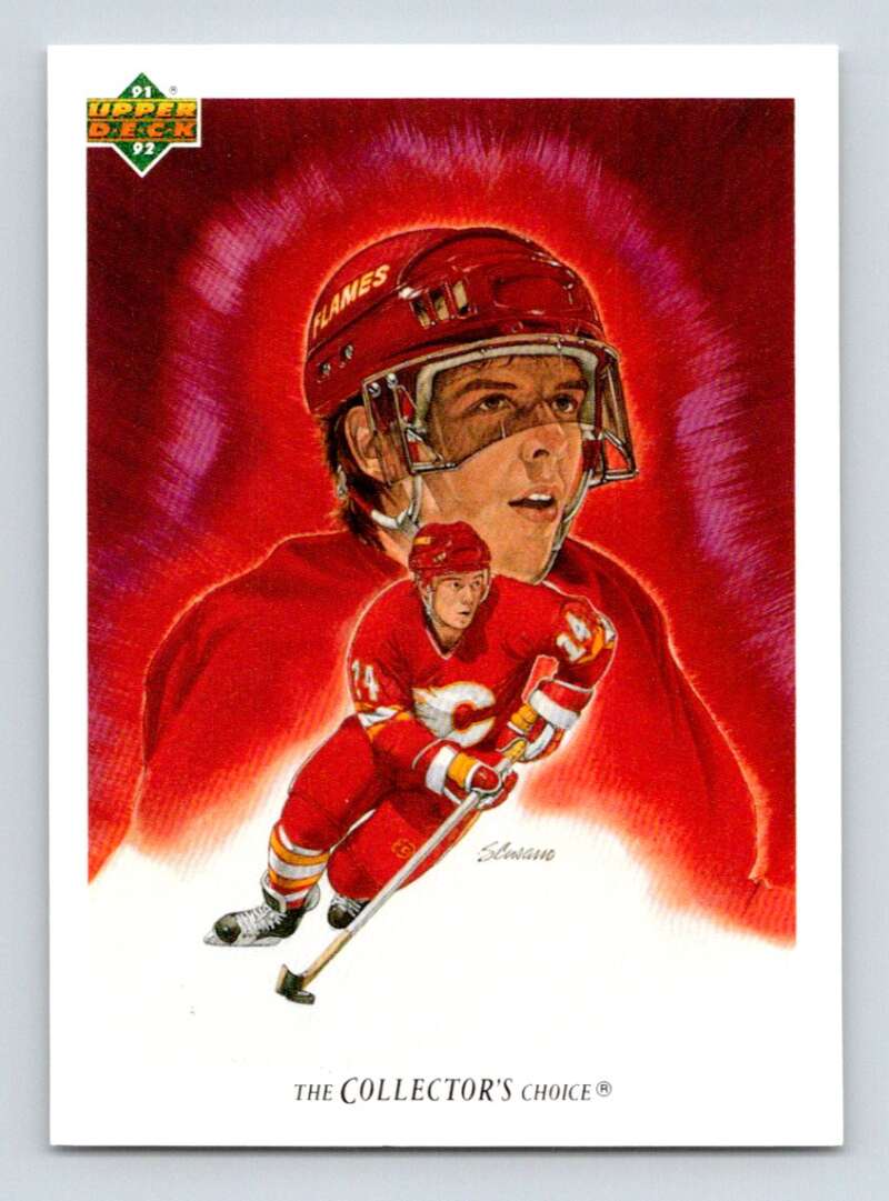 1991-92 Upper Deck #80 Theo Fleury TC  Calgary Flames  Image 1