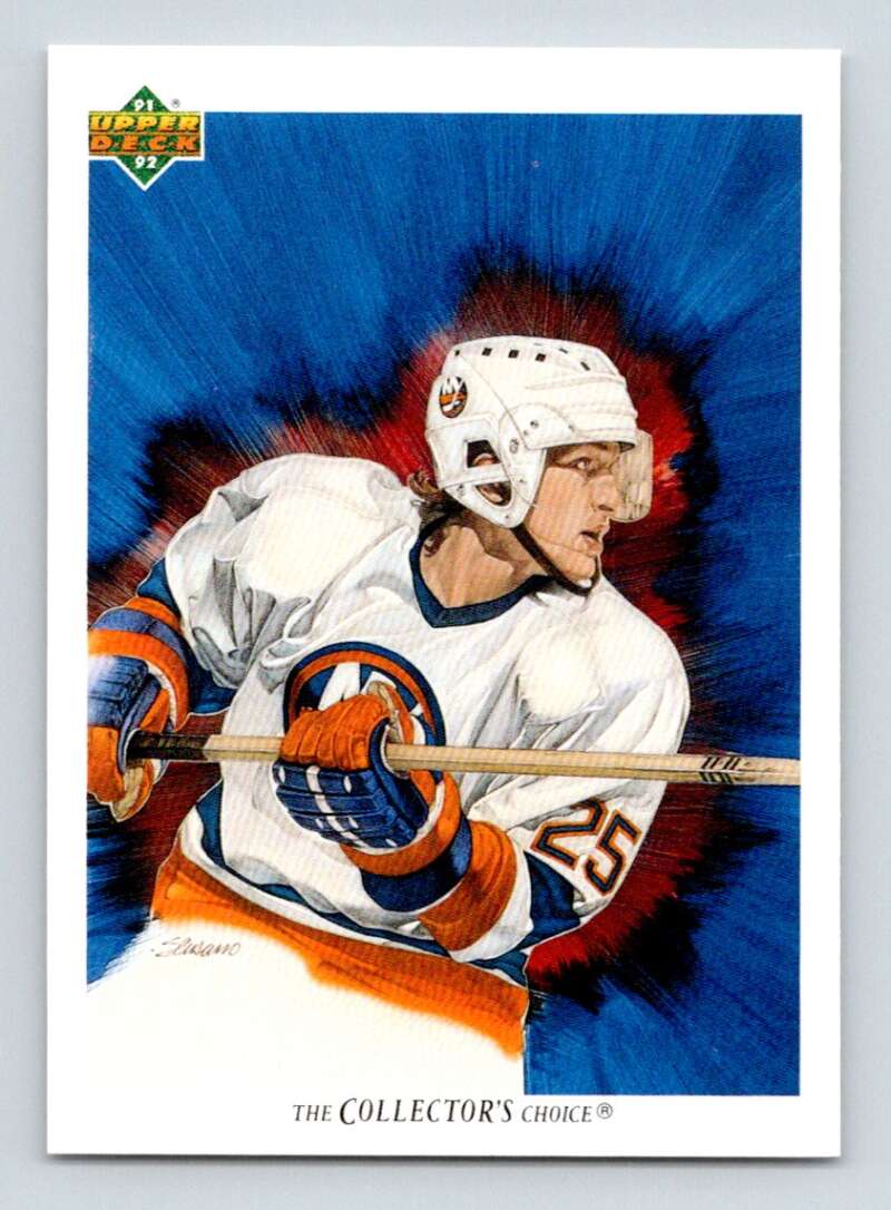 1991-92 Upper Deck #89 David Volek  New York Islanders  Image 1