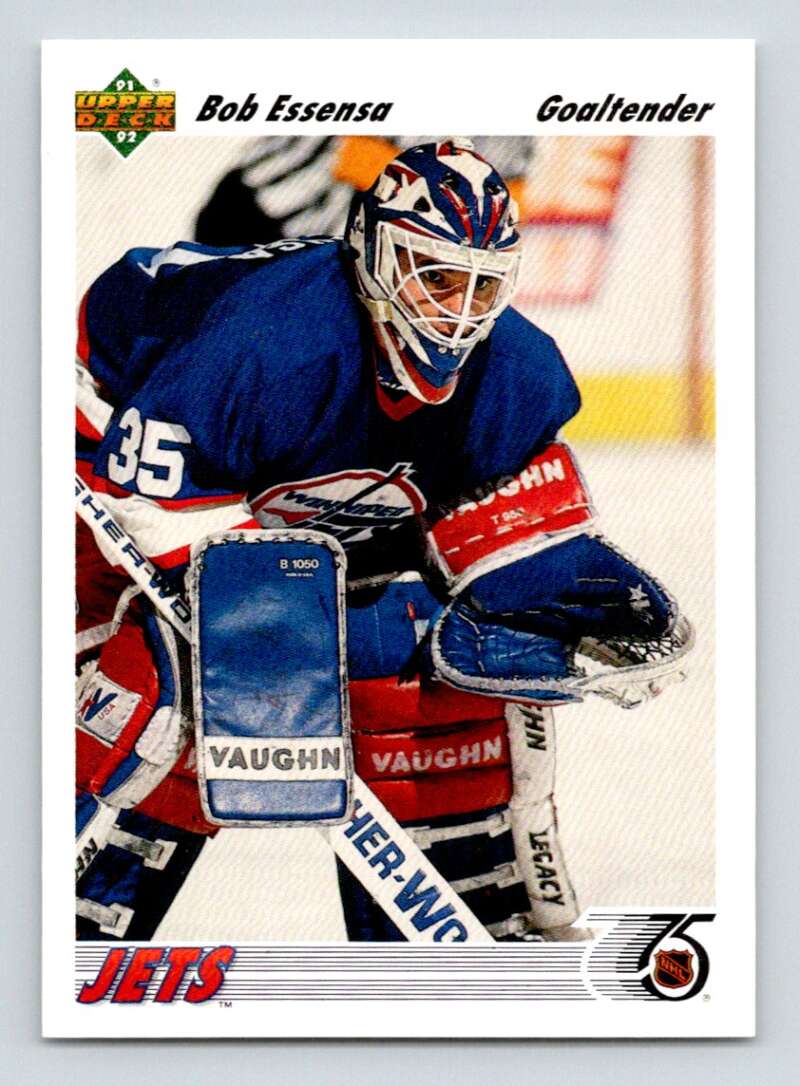 1991-92 Upper Deck #101 Bob Essensa  Winnipeg Jets  Image 1