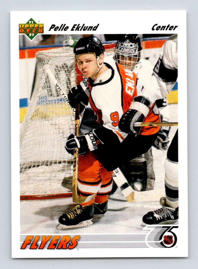 1991-92 Upper Deck #103 Pelle Eklund  Philadelphia Flyers  Image 1