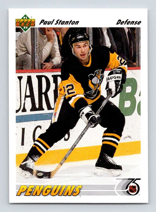 1991-92 Upper Deck #203 Paul Stanton  Pittsburgh Penguins  Image 1