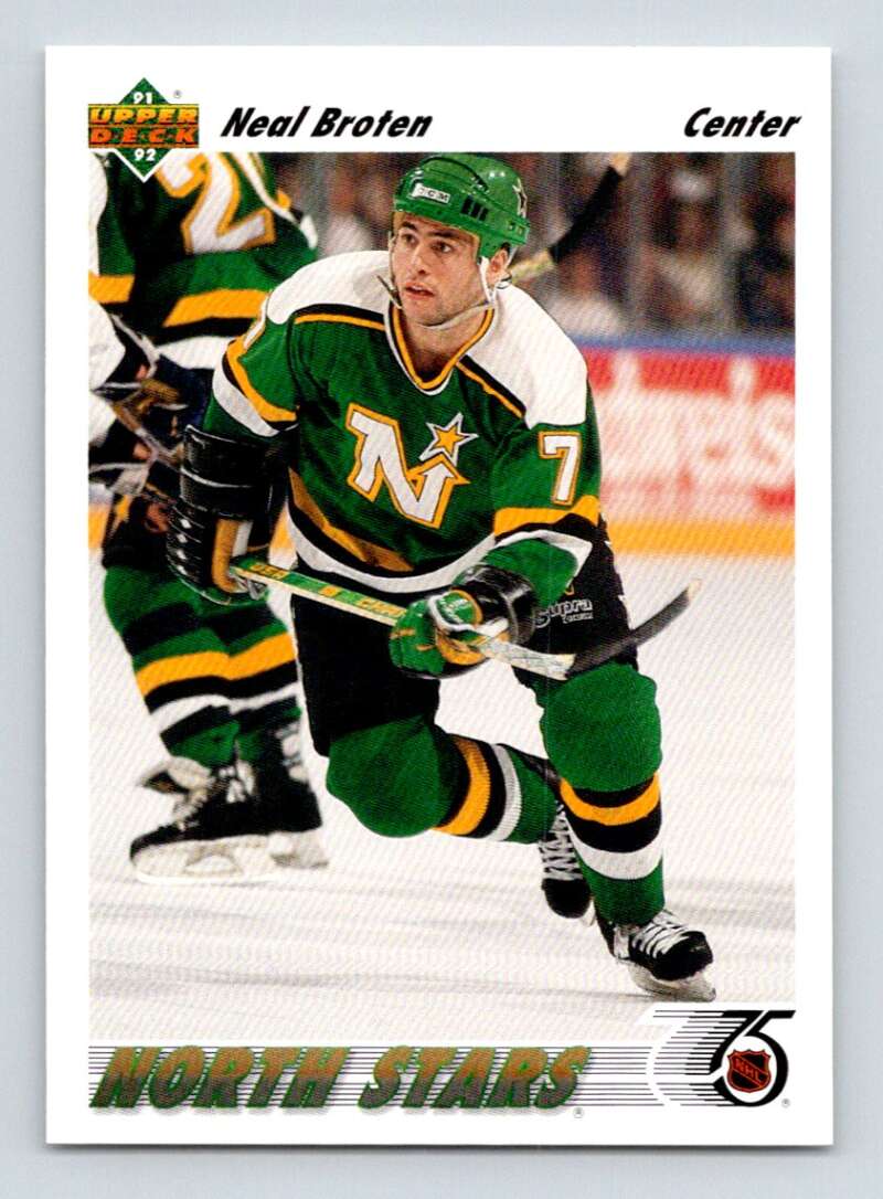 1991-92 Upper Deck #232 Neal Broten  Minnesota North Stars  Image 1