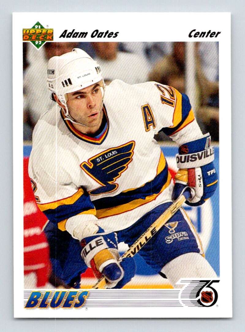 1991-92 Upper Deck #252 Adam Oates   Image 1