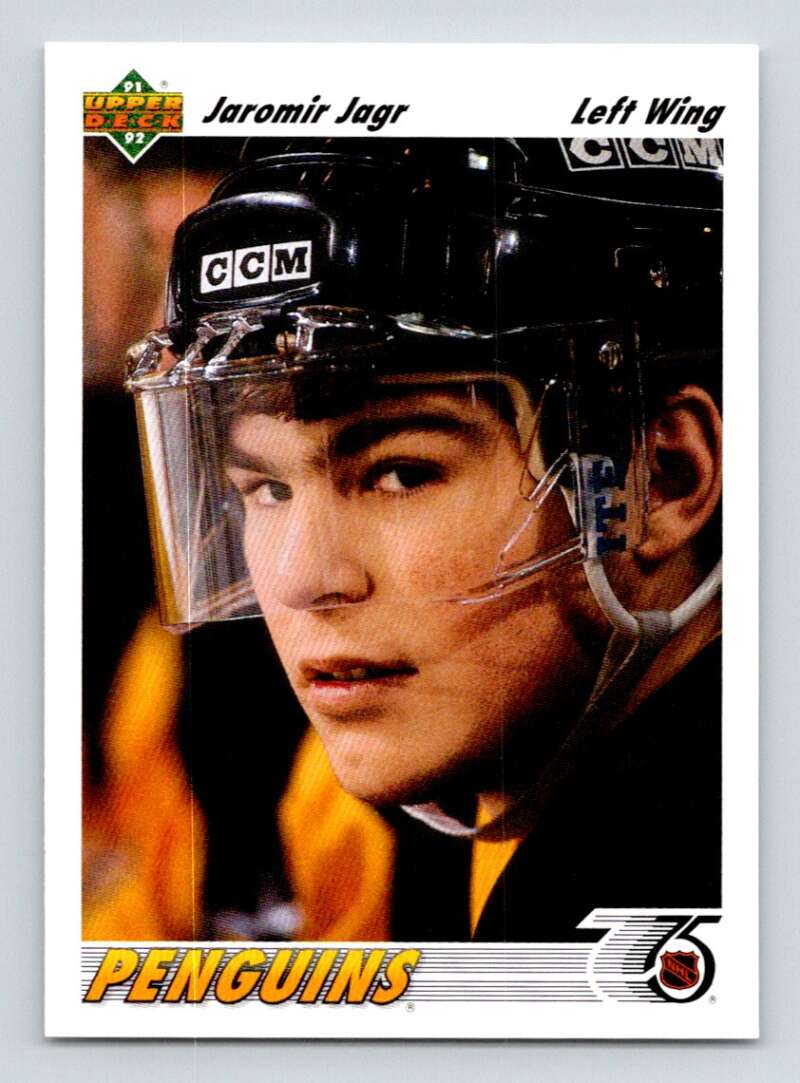 1991-92 Upper Deck #256 Jaromir Jagr  Pittsburgh Penguins  Image 1