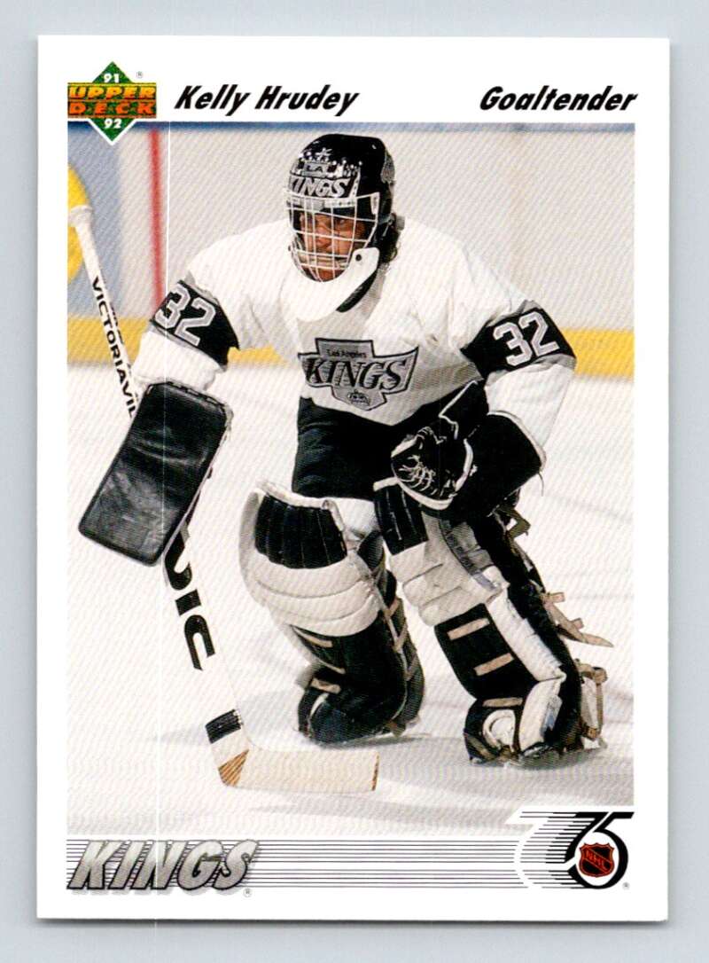 1991-92 Upper Deck #262 Kelly Hrudey  Los Angeles Kings  Image 1