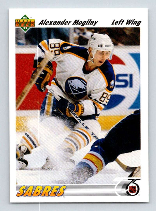 1991-92 Upper Deck #267 Alexander Mogilny  Buffalo Sabres  Image 1