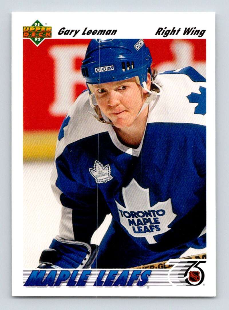 1991-92 Upper Deck #272 Gary Leeman   Image 1