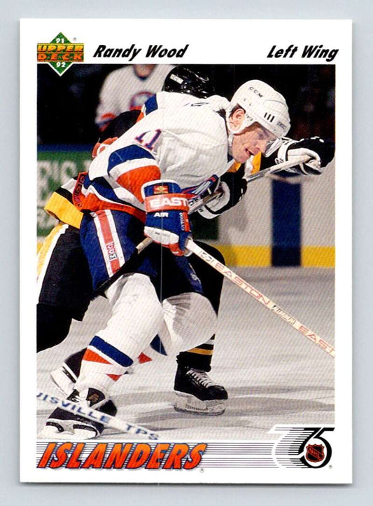 1991-92 Upper Deck #289 Randy Wood   Image 1