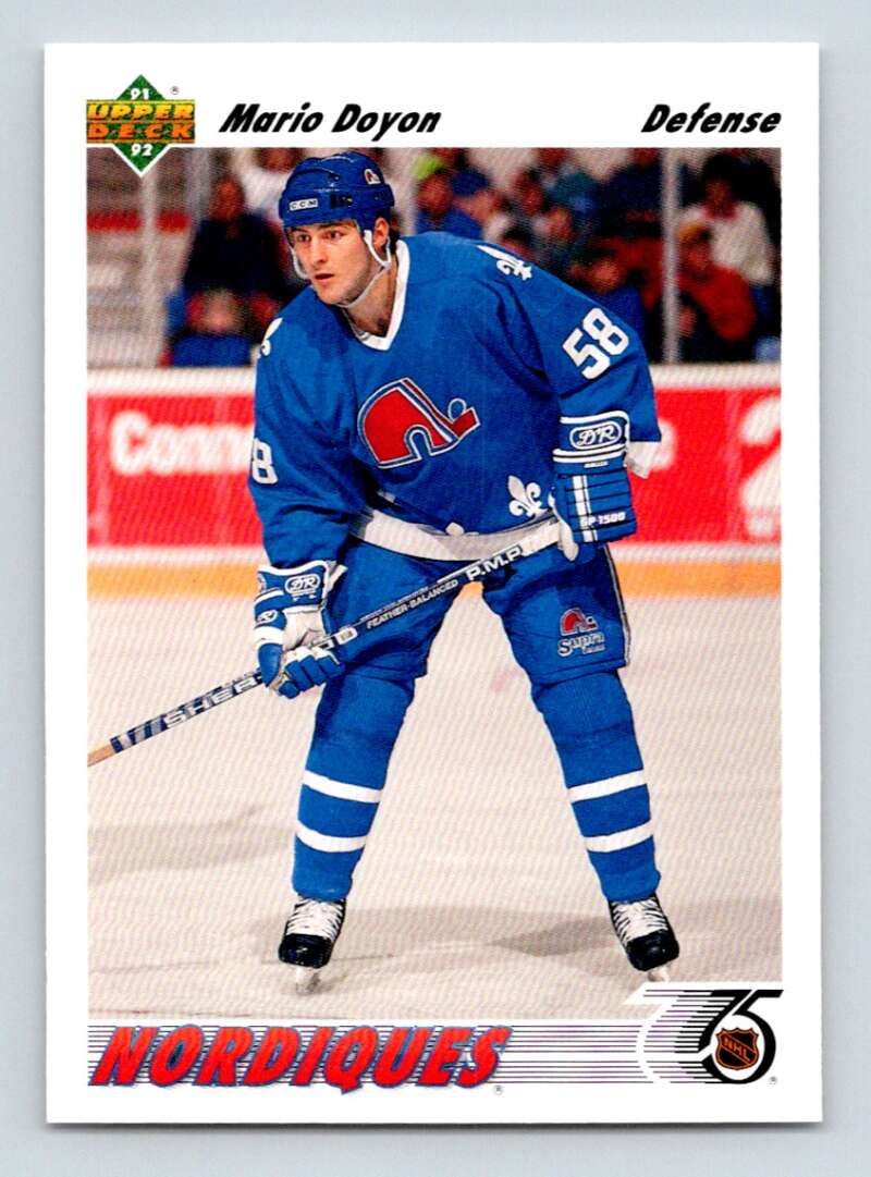 1991-92 Upper Deck #411 Mario Doyon   Image 1