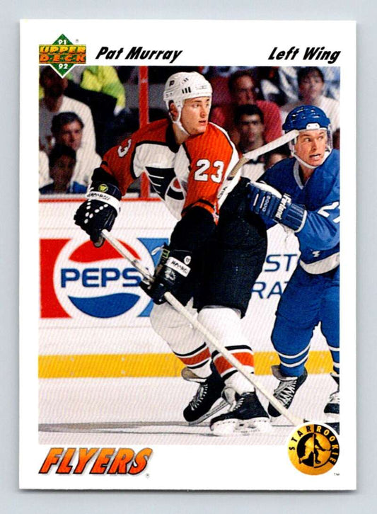 1991-92 Upper Deck #451 Pat Murray SR  RC Rookie Philadelphia Flyers  Image 1