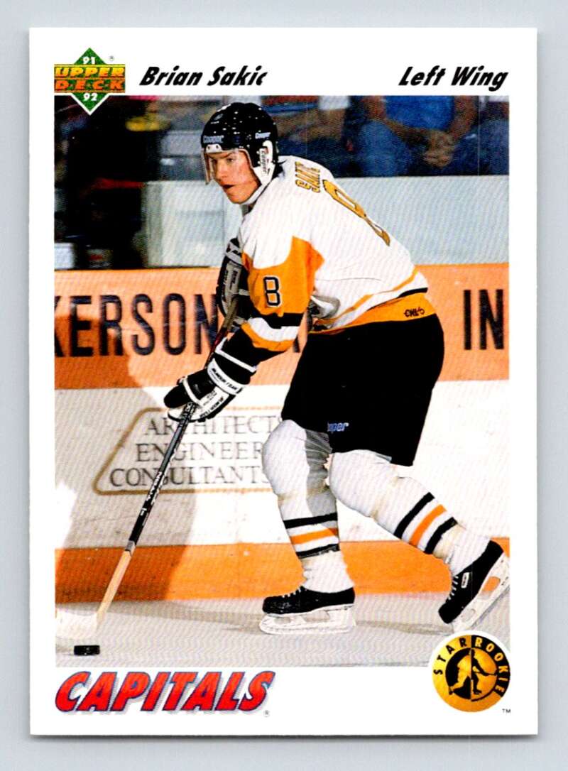 1991-92 Upper Deck #461 Brian Sakic  RC Rookie  Image 1