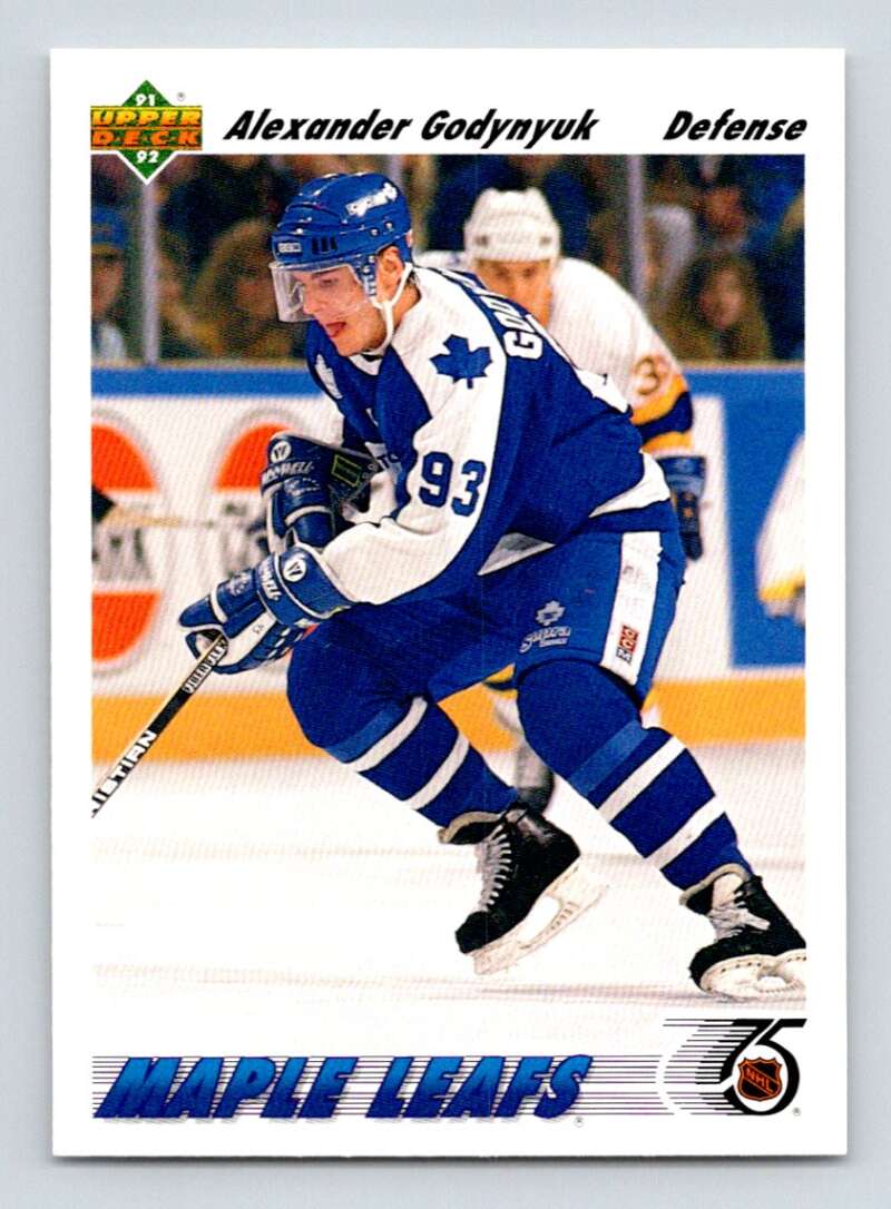 1991-92 Upper Deck #466 Alexander Godynyuk   Image 1