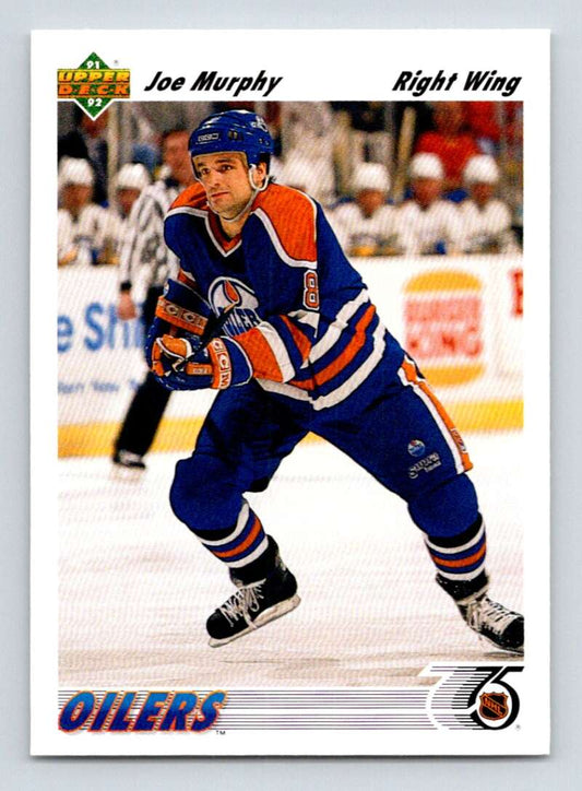1991-92 Upper Deck #474 Joe Murphy  Edmonton Oilers  Image 1