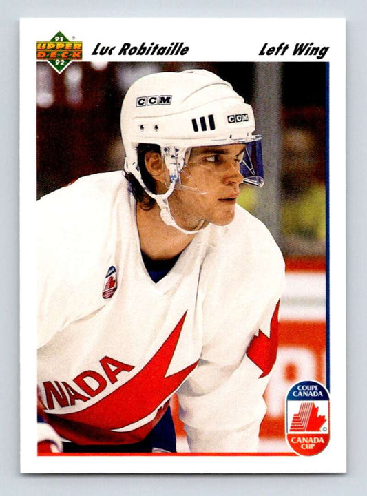 1991-92 Upper Deck #507 Luc Robitaille  Los Angeles Kings  Image 1