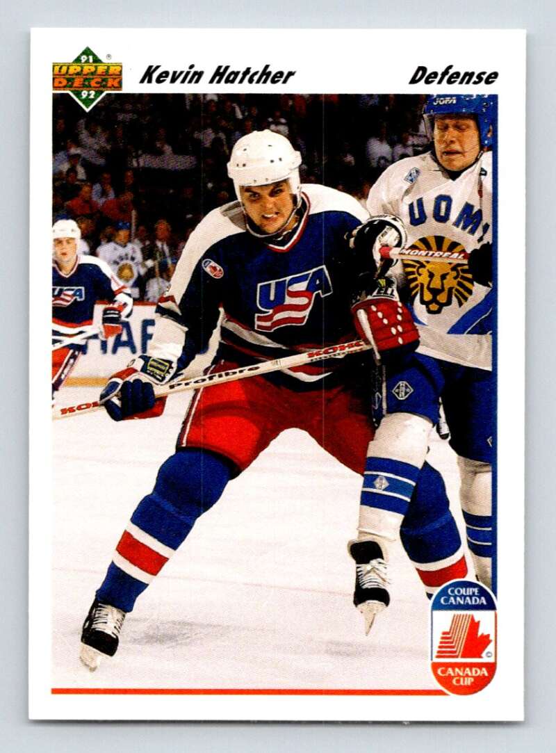 1991-92 Upper Deck #511 Kevin Hatcher  Washington Capitals  Image 1