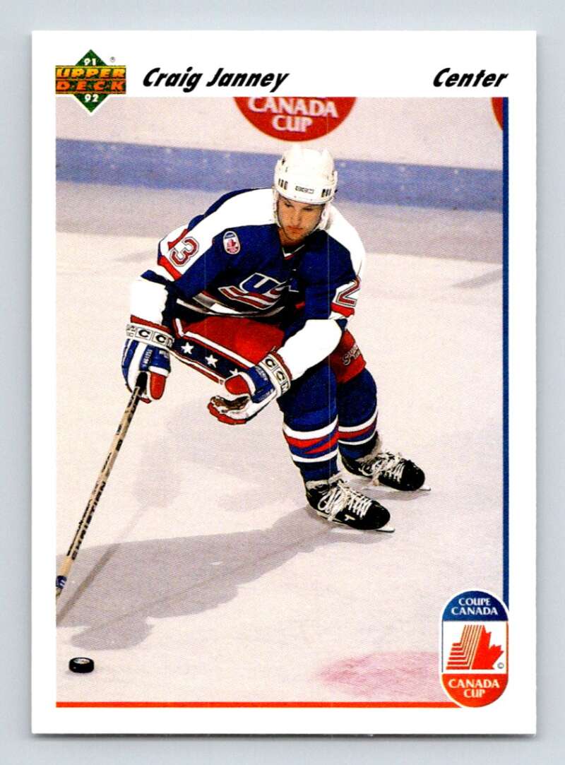 1991-92 Upper Deck #512 Craig Janney   Image 1