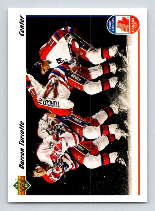1991-92 Upper Deck #513 Darren Turcotte  New York Rangers  Image 1