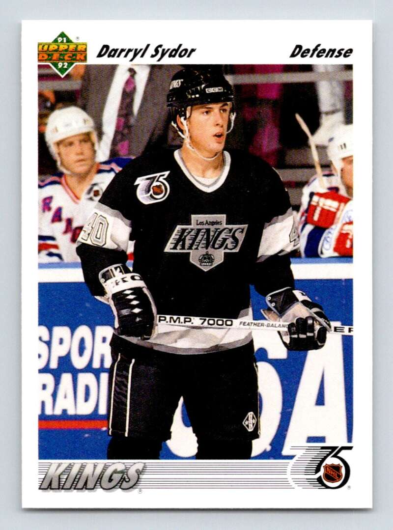 1991-92 Upper Deck #549 Darryl Sydor  Los Angeles Kings  Image 1