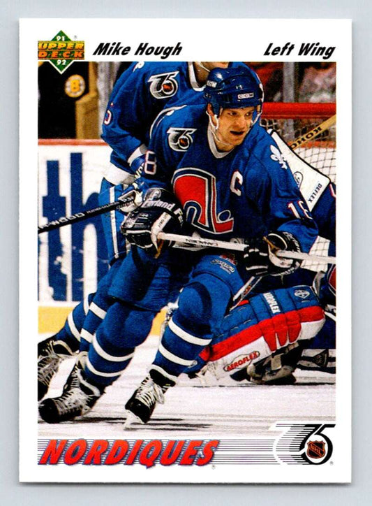 1991-92 Upper Deck #562 Mike Hough  Quebec Nordiques  Image 1