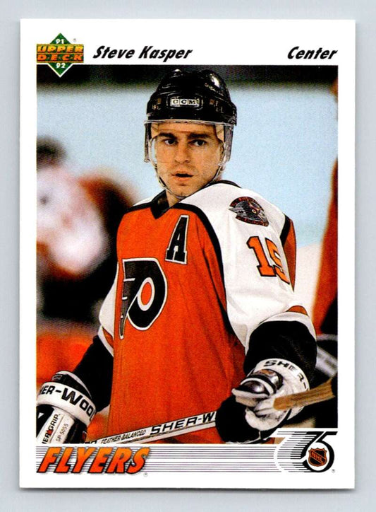 1991-92 Upper Deck #576 Steve Kasper  Philadelphia Flyers  Image 1
