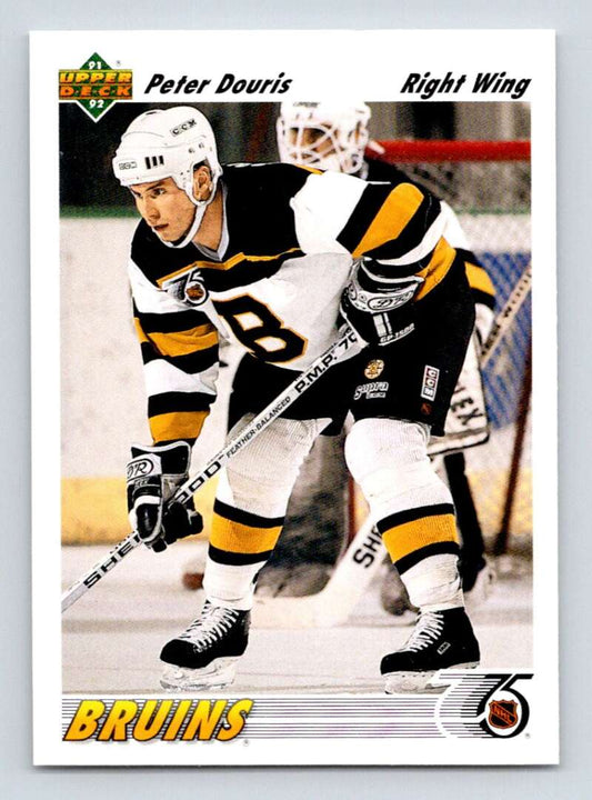 1991-92 Upper Deck #601 Peter Douris  Boston Bruins  Image 1