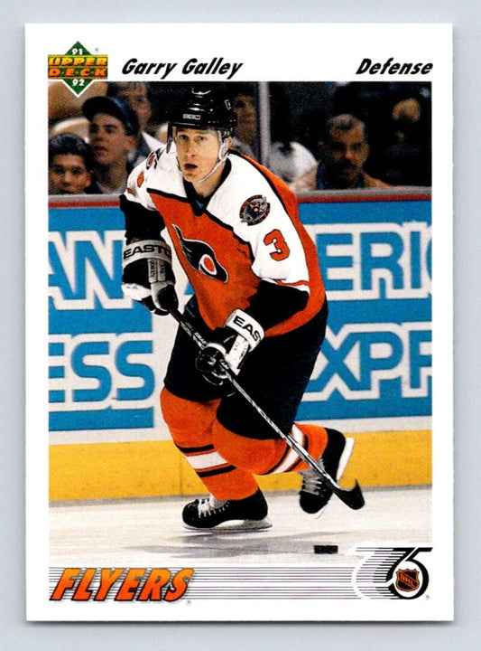 1991-92 Upper Deck #607 Garry Galley  Philadelphia Flyers  Image 1