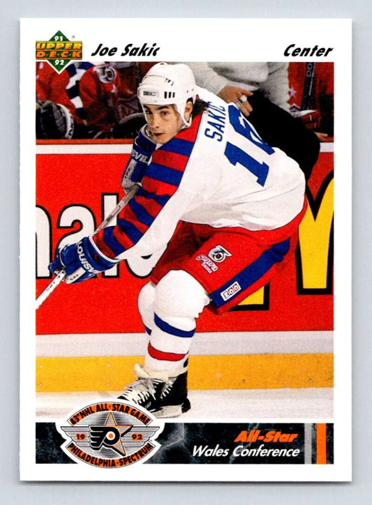 1991-92 Upper Deck #616 Joe Sakic AS  Quebec Nordiques  Image 1