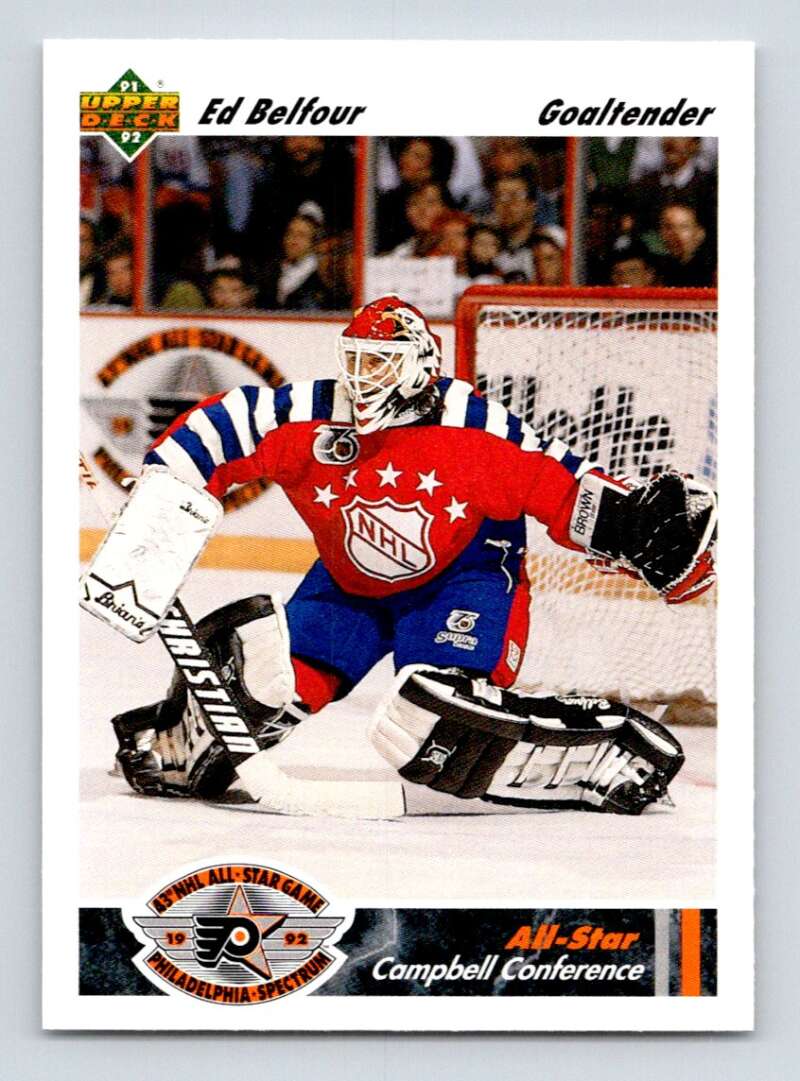 1991-92 Upper Deck #625 Ed Belfour AS  Chicago Blackhawks  Image 1