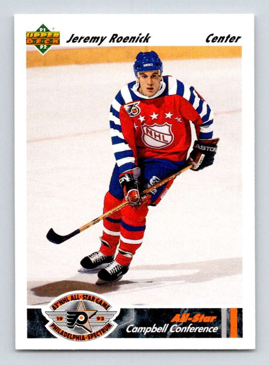 1991-92 Upper Deck #629 Jeremy Roenick AS  Chicago Blackhawks  Image 1